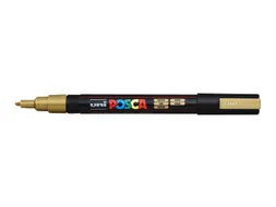 Verfstift Posca PC3M Fijne punt 0,9-1,3mm Goud
