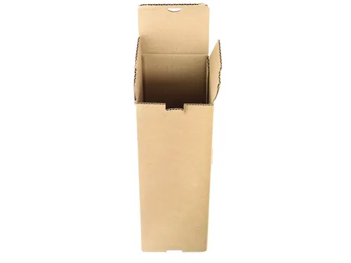 Verzenddoos fles IEZZY karton bruin 90x90x360mm