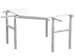 Table d'angle 90° ESD pour table de base lxP 1100x700mm gris clair