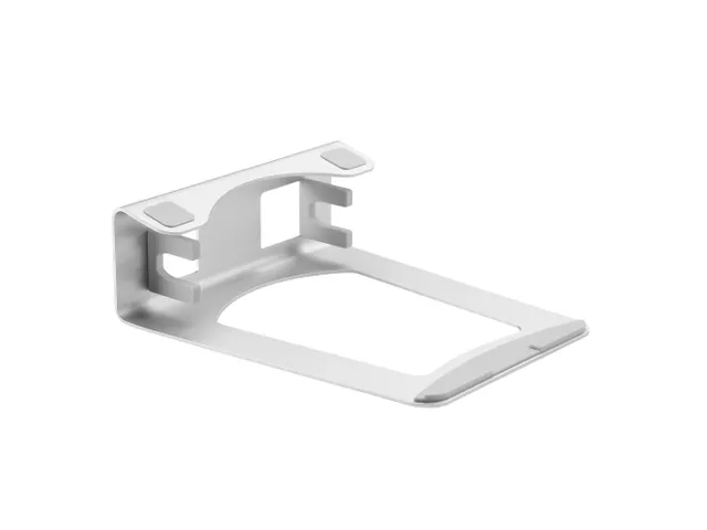 Laptopstandaard 2-in-1 Laptopverhoger Zilver Aluminium