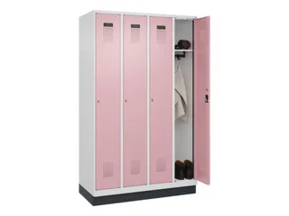 locker,HxBxD 1950x1200x500mm,4vak,vak B 300mm,cil.-slot,sokkel - 1