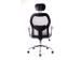 Moderne bureaustoel in hoogte verstelbaar creme stof netrug - 3