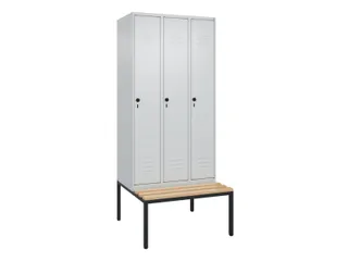 Dekenkist Classic+ 3 vakken 30cm 212x90x81.5cm Lichtgrijs - 1