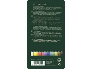 Pastelpotlood Faber-Castell Pitt metalen etui a 12 stuks - 6