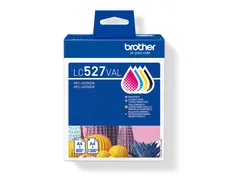 Inktcartridge Brother LC-527 HC zwart + 3 kleuren