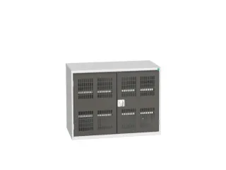 universele kast,HxBxD 800x1050x550mm,2xStalen bodem,draaigrendelslot - 1