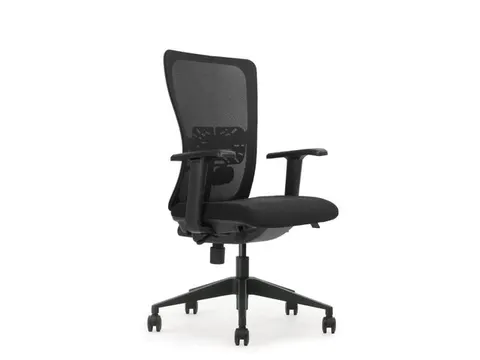 Ergonomische Bureaustoel Arbo Goedgekeurd NEN-EN 1335 Zwart Net Rug