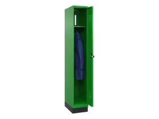 locker,HxBxD 1950x300x500mm,1vak,vak B 300mm,draaigrendel,sokkel - 1