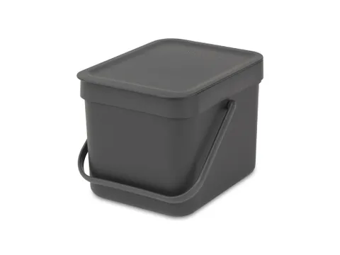 Afvalemmer Sort & Go 6 liter Grijs Brabantia