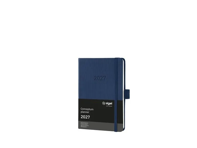Weekagenda Conceptum A6 2027 (NL/FR/EN/DU) midnight Blue Hardcover