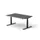 Elektrisch ihv bureau,HxBxD 650-1310x1600x1000mm,blad donkergrijs