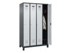 locker,HxBxD 1950x1200x500mm,4vak,vak B 300mm,cil.-slot,voeten