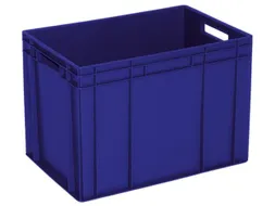 Euronorm Stapelkrat Pe 410x600x400mm 83liter Blauw