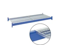 roosterlegbord,v. palletstelling,BxD 2700x800mm,vakl. 3000kg,ingelegd