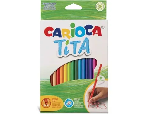 kleurpotlood Tita 36 stuks in een kartonnen etui