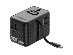 30191 Charge'n'Travel 100W Reislader universeel 2xUSB-C+2xUSB-A zwart