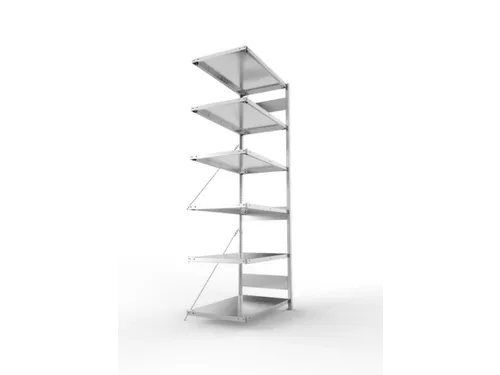 systeemstelling,aanbouwveld,CLIP,HxBxD 2500x1006x636mm,vakl. 150kg