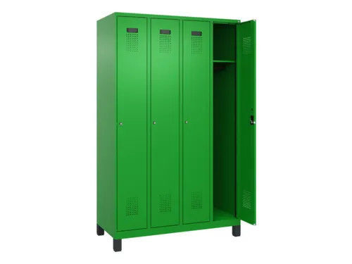 locker,HxBxD 1950x1200x500mm,4vak,vak B 300mm,cil.-slot,voeten
