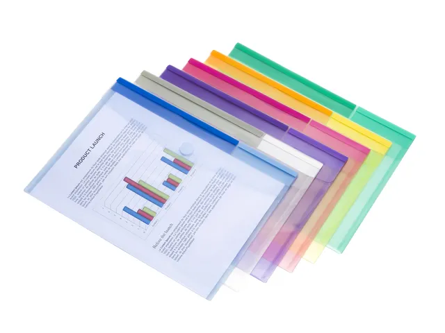 Enveloptas Djois Color Collection A4 horizontaal assorti