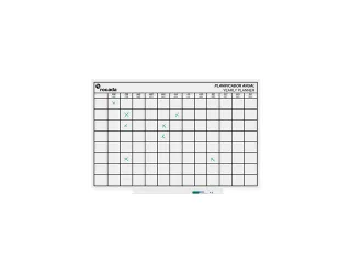 Whiteboard Rocada Skinplanner maanden 75x115cm wit gelakt - 3