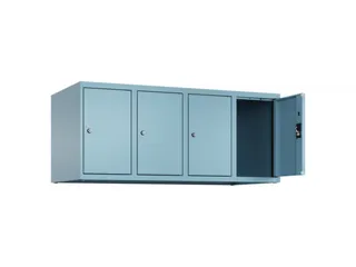 opzetkast,v. locker,4vak.,vak B 300mm,HxBxD 500x1200x500mm - 1