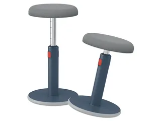 Actieve zit-sta kruk Leitz Ergo Cosy grijs - 1