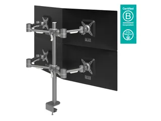 Viewmate Style Monitorarm 622 Zilver 4 Schermen - 1