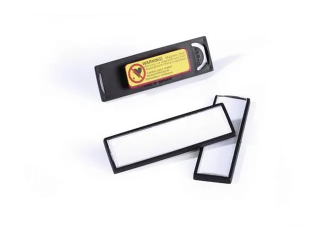 Badge Durable clip card met magneet 17x67mm