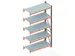 rayonnage grande largeur,rayonnage suivant,HxlxP 3300x1910x800mm