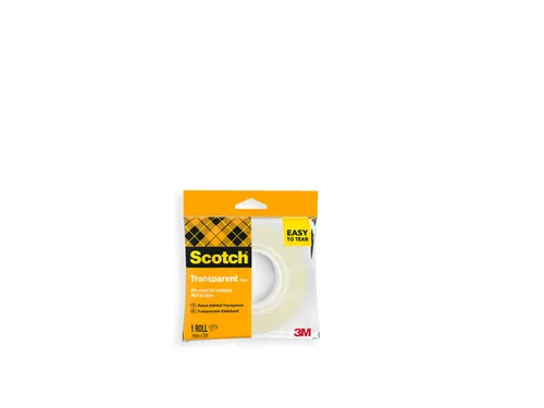 Plakband Scotch 508 19mmx33m transparant 1 rol