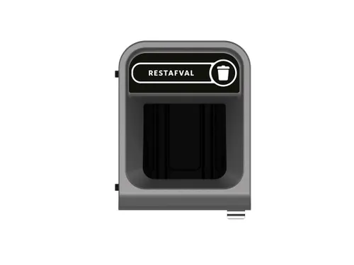 Configure Recyclingstation Rest 57 Liter Antraciet Zwart