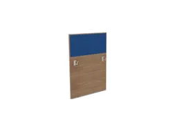 baliepaneel,v. bureau,aanbouw links,B 800mm,NT-cherry,BN6016-blauw
