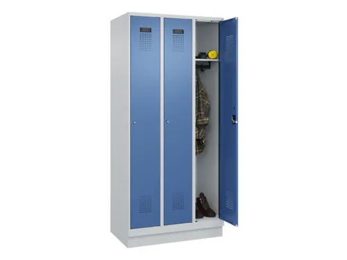 locker,HxBxD 1950x900x500mm,3vak,vak B 300mm,cil.-slot,sokkel