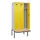 locker met bank,voor scheiding van kleding,HxBxD 2120x900x815mm,3vak