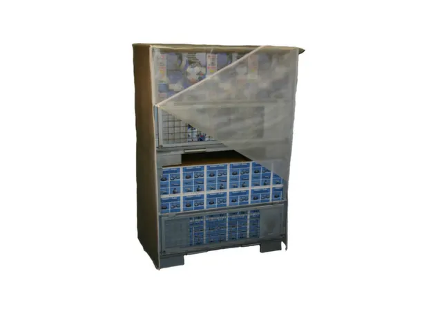 Afdekhoes V. 2 Gestapelde Gaascontainer 1930x1250x850mm Transparant