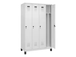 locker voor scheiding van kleding,HxBxD 1950x1200x500mm,4vak