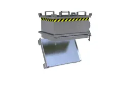mini-bodemklepcontainer,HxLxB 625x600x800mm,0,13m³,inrijbeugel,staal