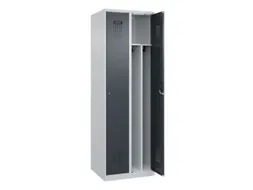 locker voor scheiding van kleding,HxBxD 1850x600x500mm,2vak