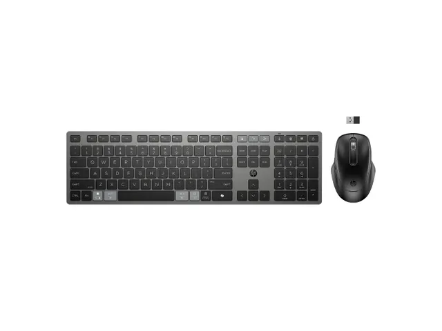 725 Multi-Device Rechargeable Wireless Keyboard and Mouse Combo