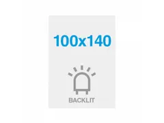 Poster Print 100x140cm Backlit 275g/m² Satijnen Oppervlak