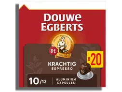 Espresso krachtig koffiecapsules, pak van 20 stuks