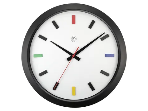 Kleurrijke wandklok - 36cm - Stille klok - Multicolor - nXt by NeXtime
