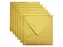 Envelop Papicolor 140x140mm Goud gegomd