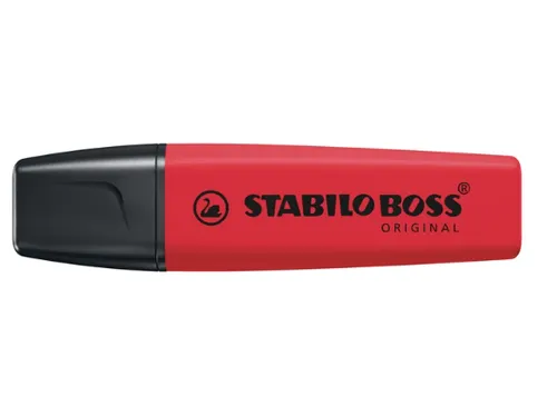 Markeerstift STABILO Boss 70/48 echt rood blister 1 stuk
