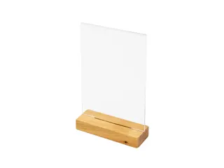 Menukaarthouder IEZZY T tafeldisplay A5 hout - 2