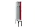 locker met bank,voor scheiding van kleding,HxBxD 2120x300x815mm,1vak