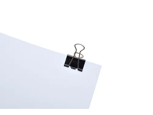 Papierklem MAUL 215 foldback 25mm capaciteit 9mm zwart