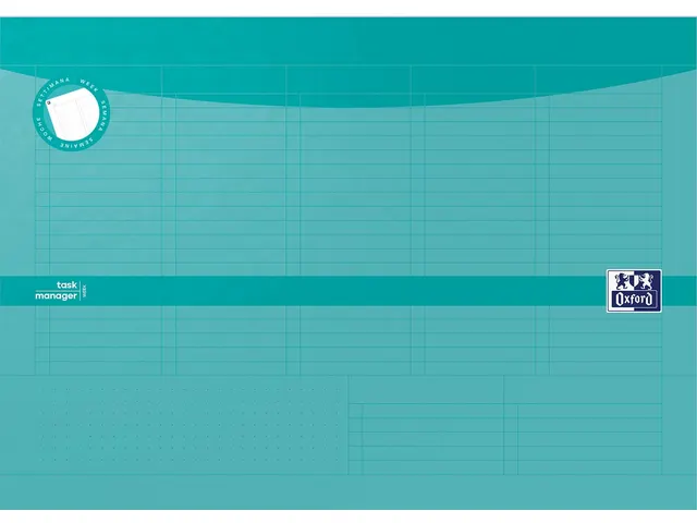 Essentials taksmanager weekplanner 120blz A4 aqua