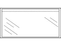Paklijstenvelop Quantore Zelfklevend Onbedrukt 225x115mm 1000st