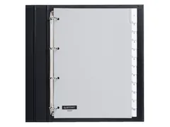 Tabbladen Quantore A4 4-Gaats 12-Delig Met Venster Grijs Pp